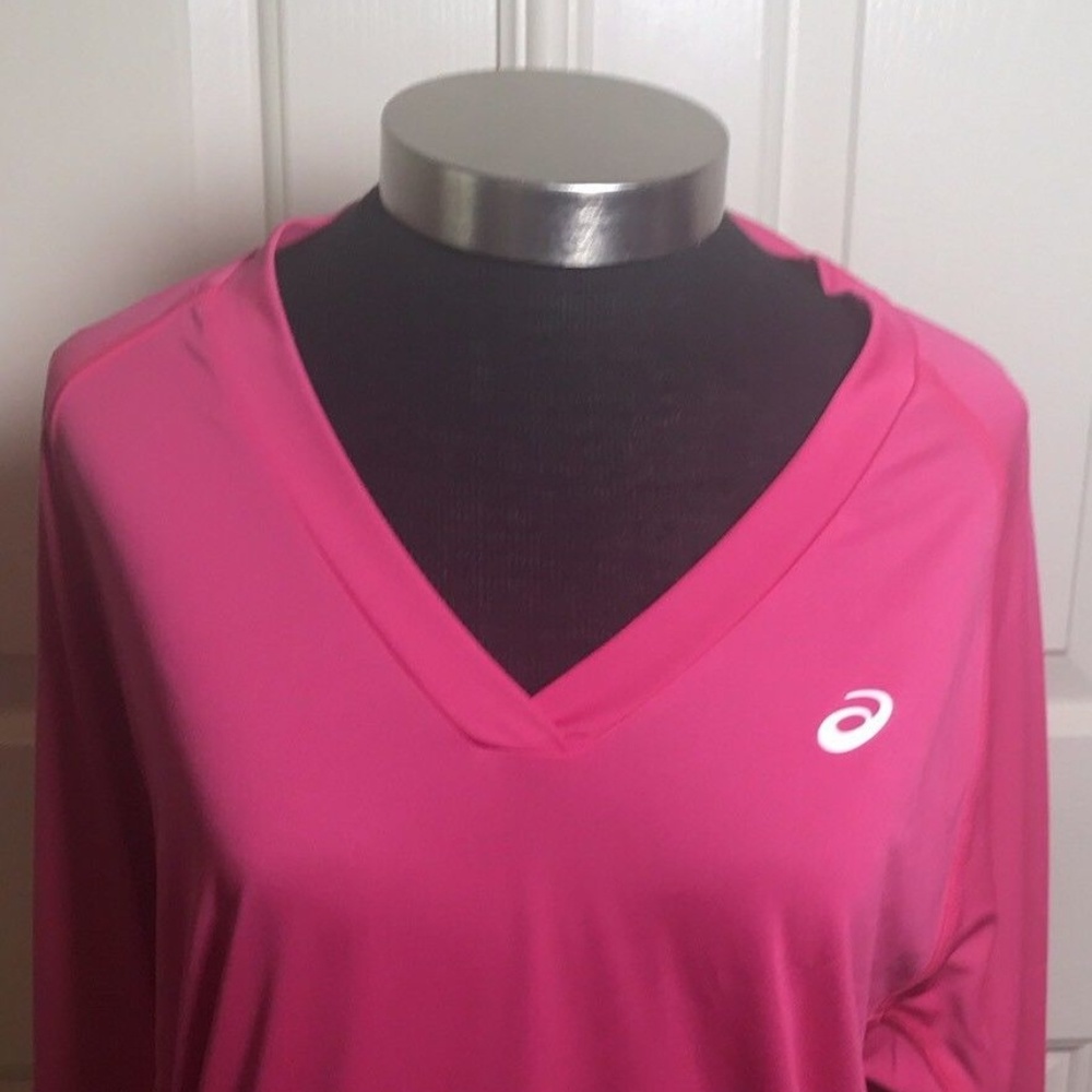 Asic's Women's 3/4 Tennis Top Pink S